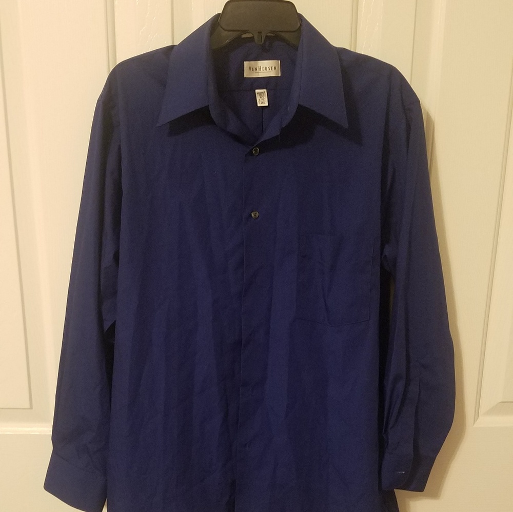 Mens Dark blue dress shirt